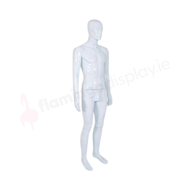 Mannequin - Male - Gloss White - Abstract