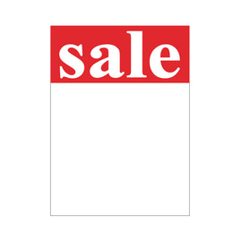 Cards -"Sale" - 4" x 3"- 50Pk