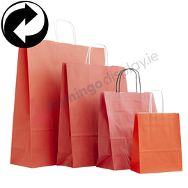 Paper Bags - Red - with Twist Handles