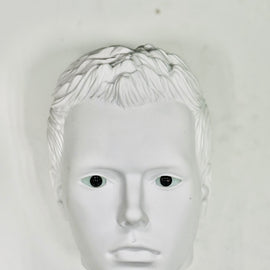 Clearance Mannequin - Male - Matt White - Moulded Hair - Black Eye