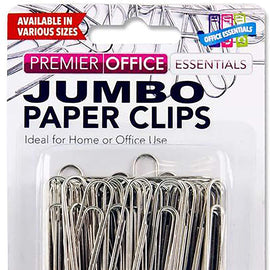 Jumbo Paper Clips - 50mm - 80Pcs