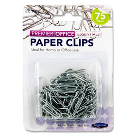 Paper Clips - Card - 28mm - Pk 75