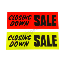 Poster - "Closing Down Sale" - 762mm x 254mm - More options available