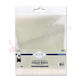 Cello Bags - Self Seal -  6" x 6" - 50Pk