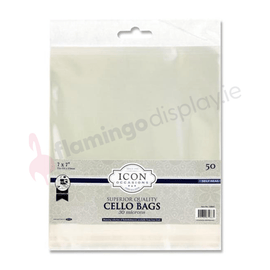 Cello Bags - Self Seal -  7" x 7" - 50Pk