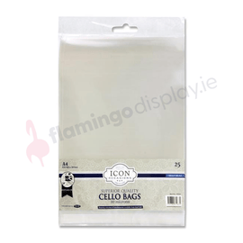 Cello Bags - Self Seal -  A4 - 25Pk