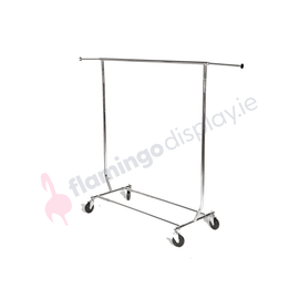 Salesman's Folding Clothes Rail - Chrome