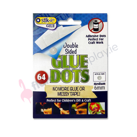 Double Sided Glue Dots - 6mm - 64Pk