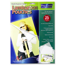 Laminating Pouches - A4 - 25Pk