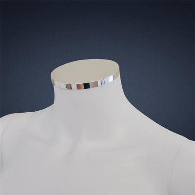 Mannequin Neck Cap - Male - Chrome