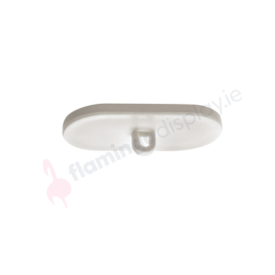 Adhesive Ceiling Hook - Oval - 40mm x 20mm