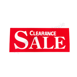 Poster - "Clearance Sale" - 762mm x 305mm