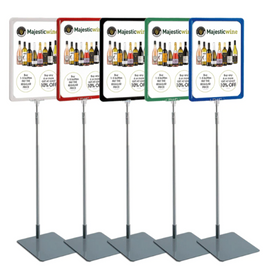 Showcard Stand - A4 Frame (black)