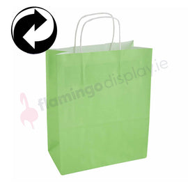 Paper Bags - Lime Green - with Twist Handles